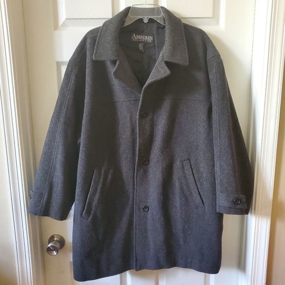 Men's Aberdeen collection 100% Wool Pea coat - Picture 2 of 8
